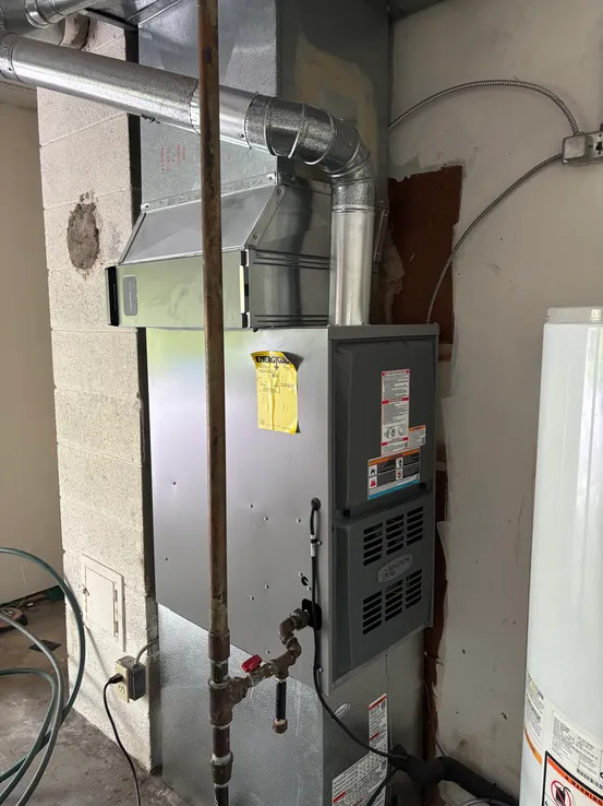 Furnace serviced by Summit Comfort Solutions HVAC