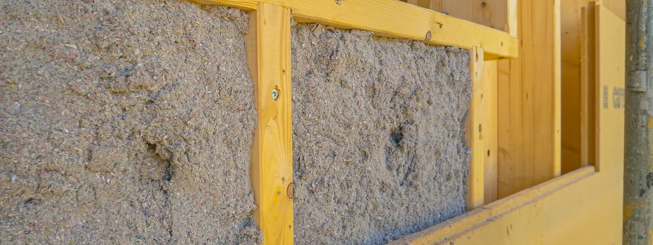 Blown-in insulation installed by Summit Comfort Solutions HVAC